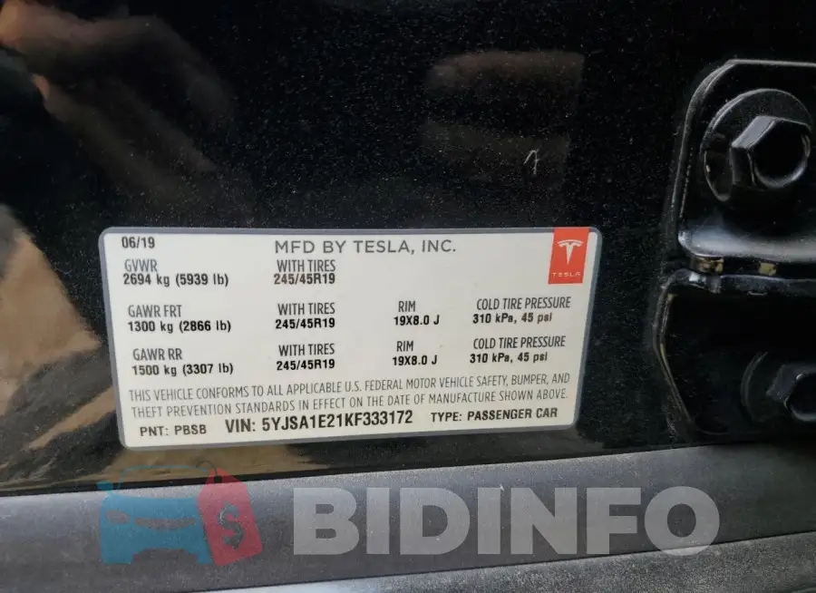 5YJSA1E21KF333172 Photo# 12