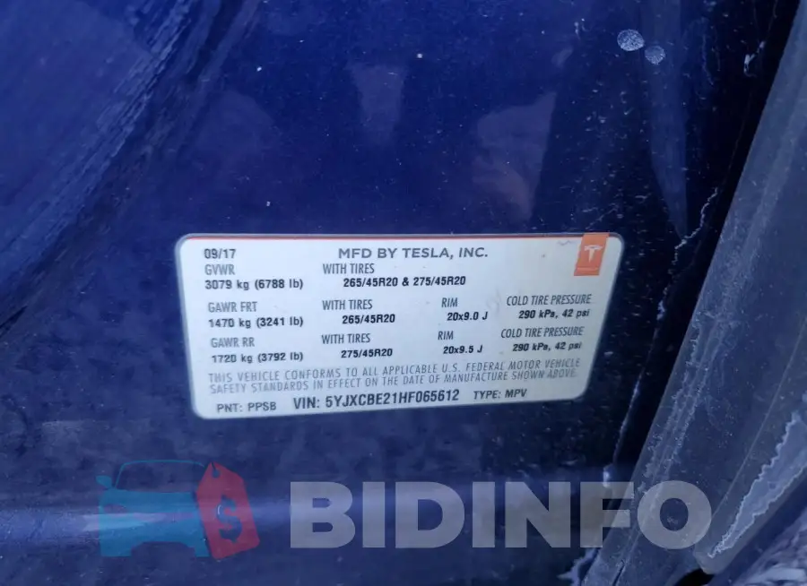 5YJXCBE21HF065612 Photo# 12