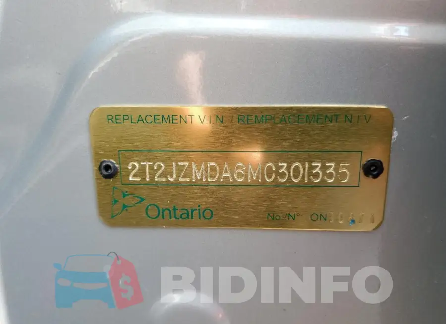 2T2JZMDA6MC301335 Photo# 13