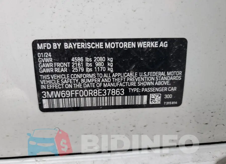 3MW69FF00R8E37863 Photo# 13