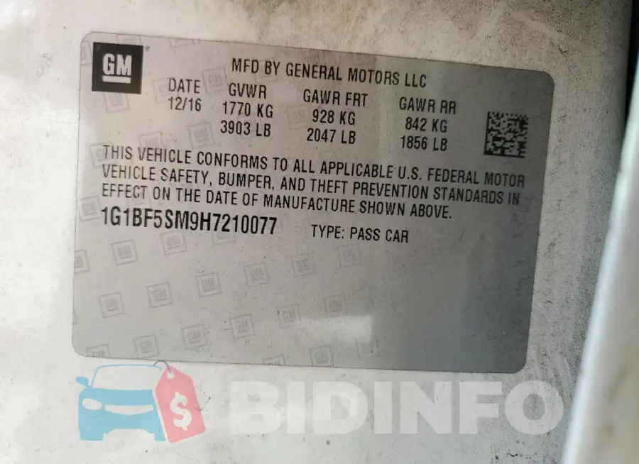 1G1BF5SM9H7210077 Photo# 12