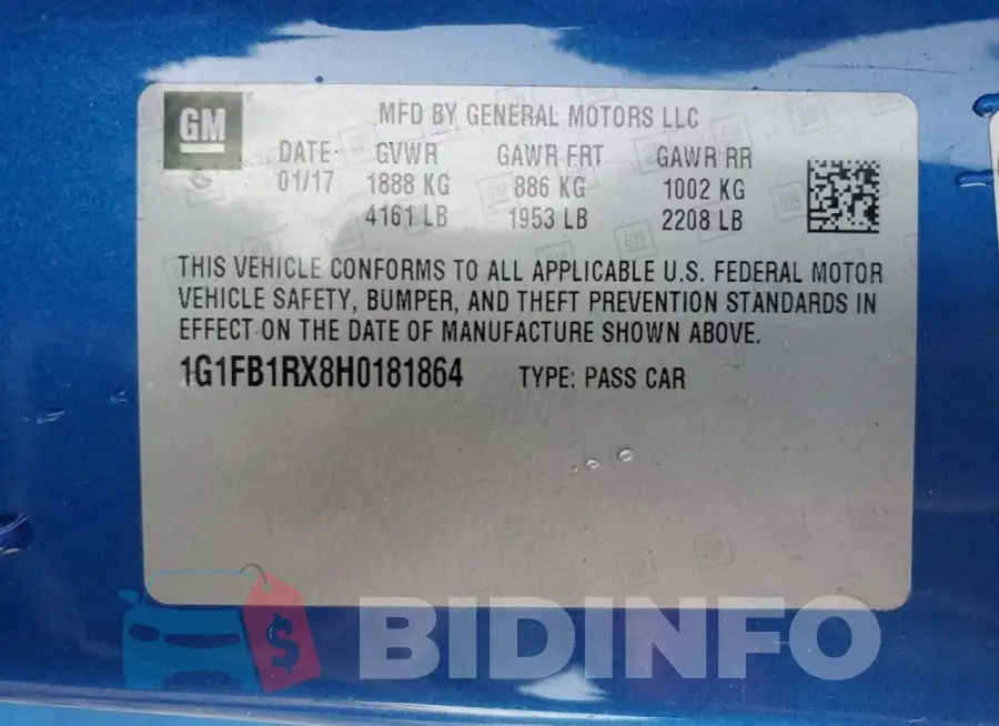 1G1FB1RX8H0181864 Photo# 13