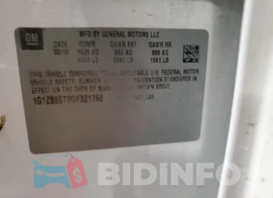 1G1ZB5ST8GF321760 Photo# 12
