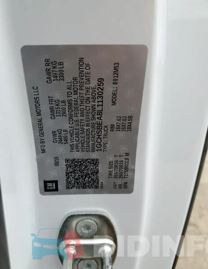 1GCHSBEA8L1130259 Photo# 12