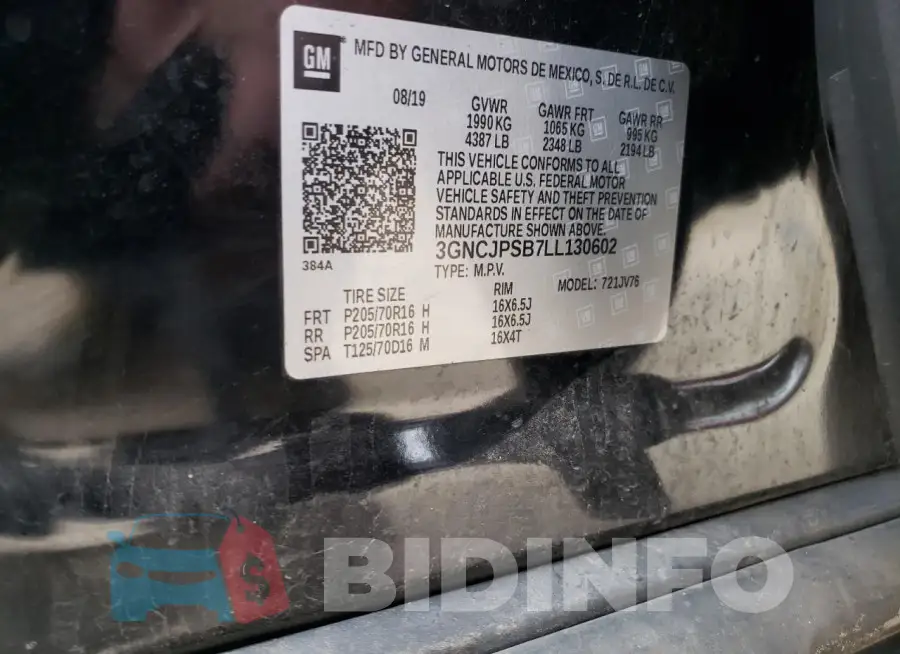 3GNCJPSB7LL130602 Photo# 13