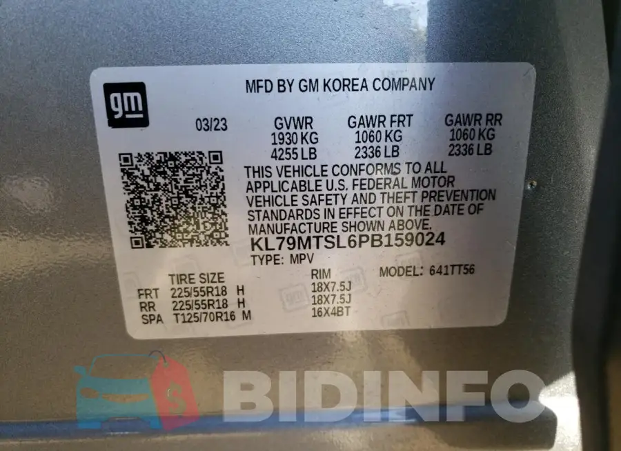 KL79MTSL6PB159024 Photo# 14