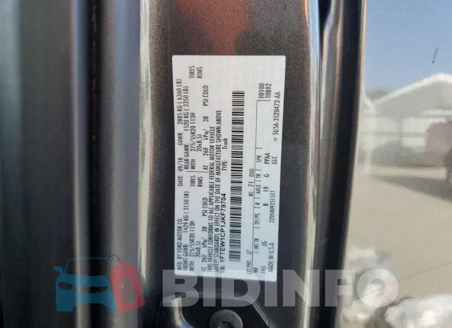 1FTEW1CP1JKF79704 Photo# 12