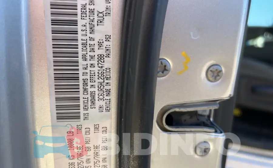 3C6UR5HL2GG147288 Photo# 10