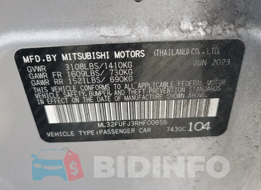 ML32FUFJ3RHF00656 Photo# 13