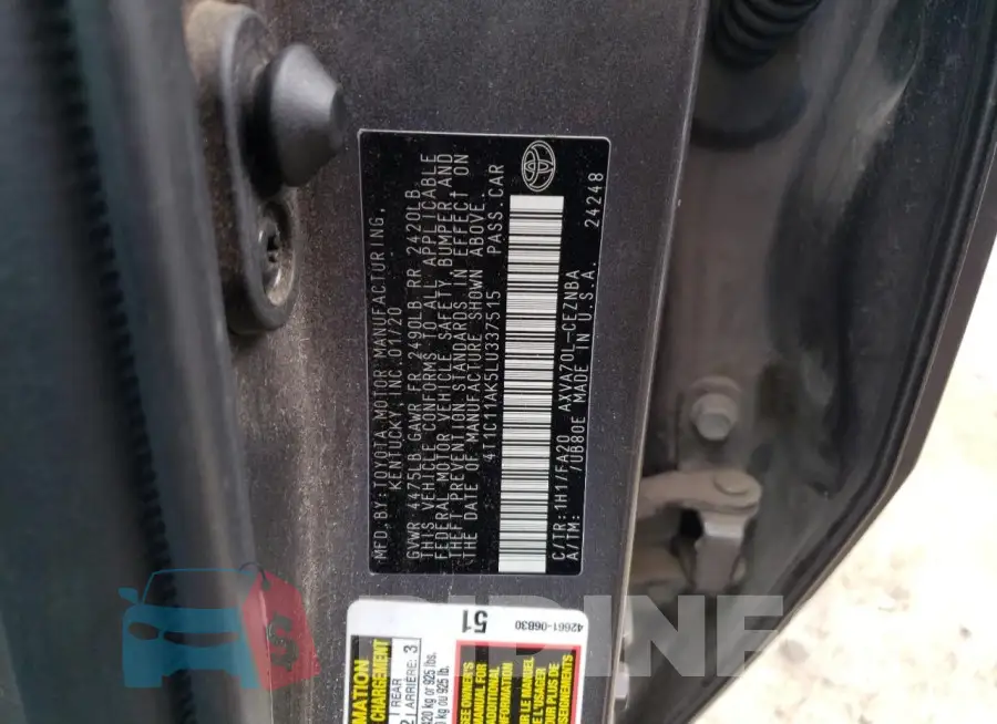4T1C11AK5LU337515 Photo# 12