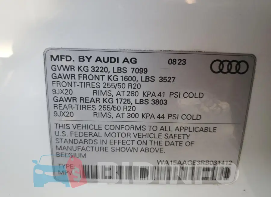 WA15AAGE3RB031412 Photo# 14