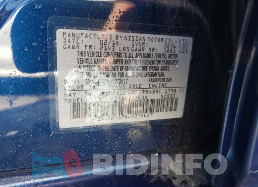 3N1AB7APXJY272617 Photo# 12