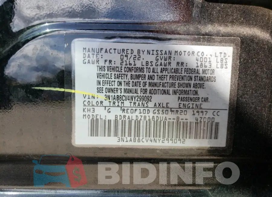 3N1AB8CV4NY299092 Photo# 12
