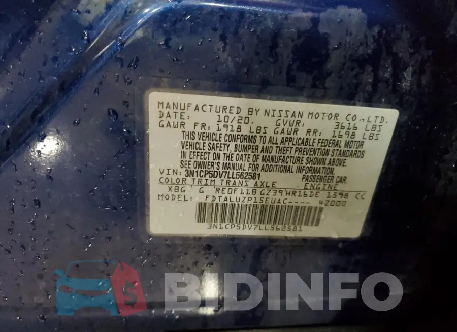 3N1CP5DV7LL562581 Photo# 13