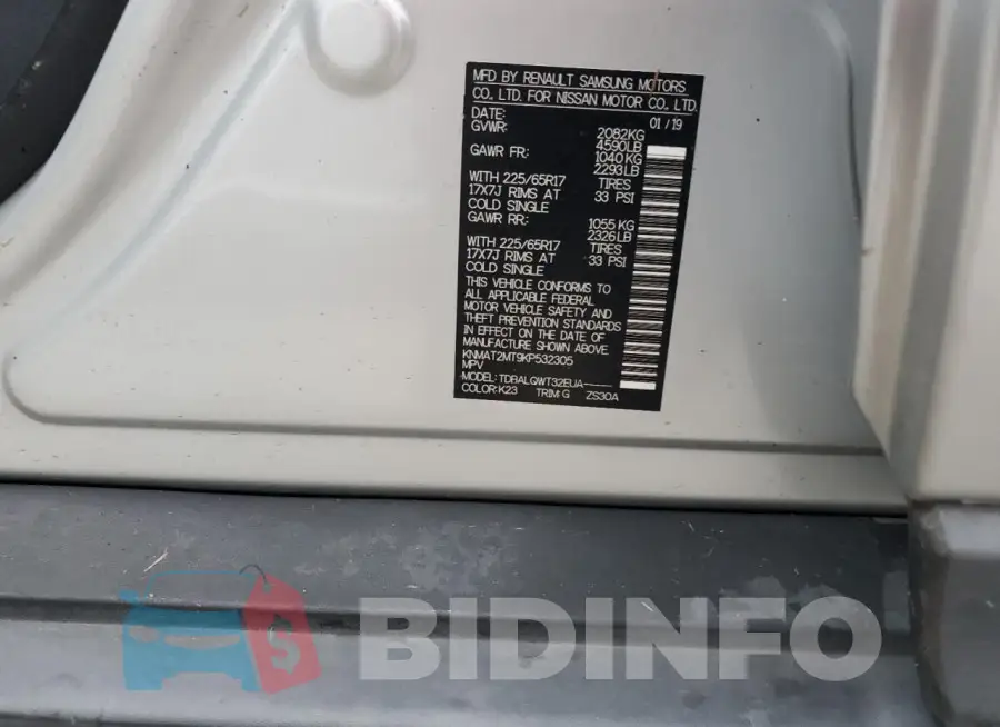 KNMAT2MT9KP532305 Photo# 14