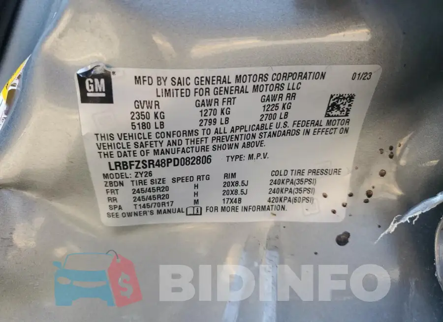 LRBFZSR48PD082806 Photo# 13