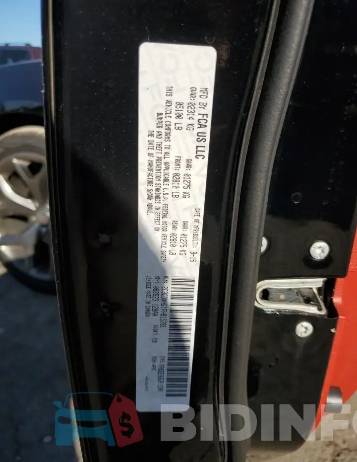 2C3CDXHG1FH815781 Photo# 12