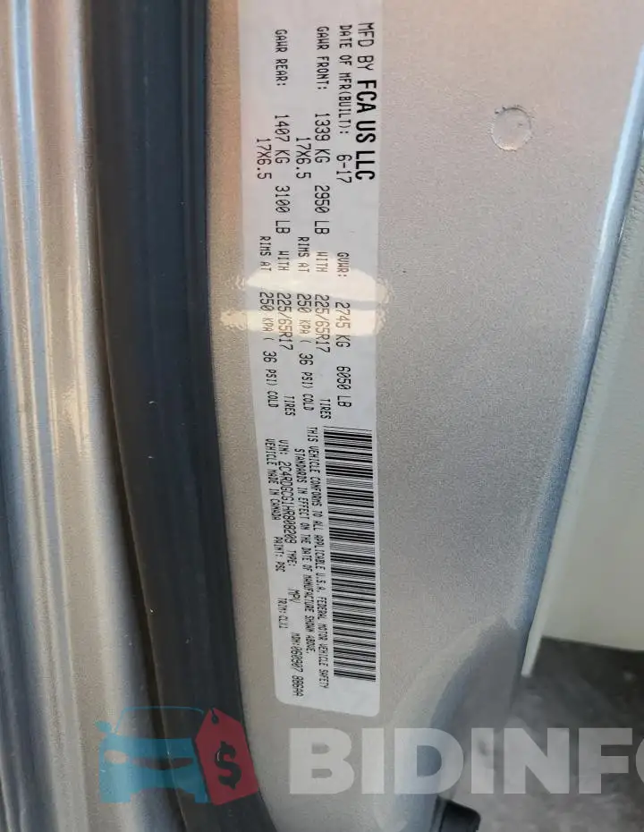 2C4RDGCG1HR808209 Photo# 12