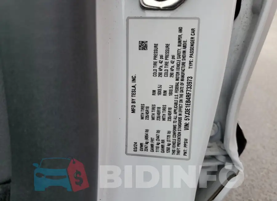 5YJ3E1EB4RF733973 Photo# 12