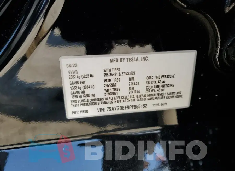 7SAYGDEF9PF855152 Photo# 13