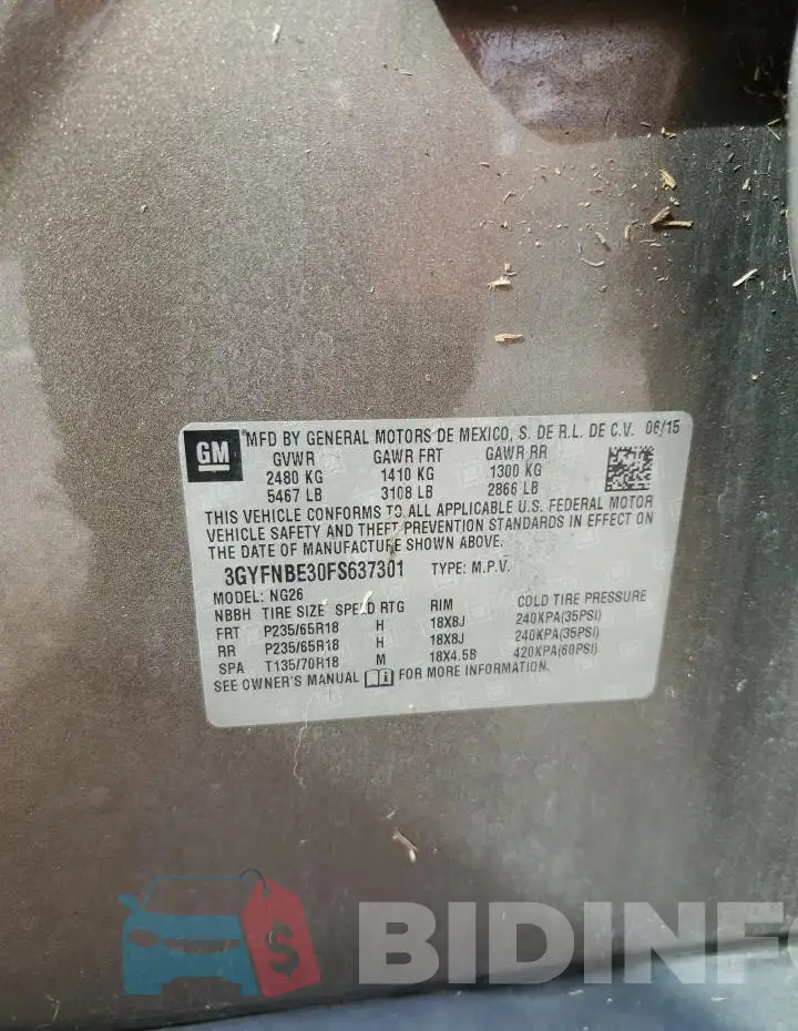 3GYFNBE30FS637301 Photo# 14