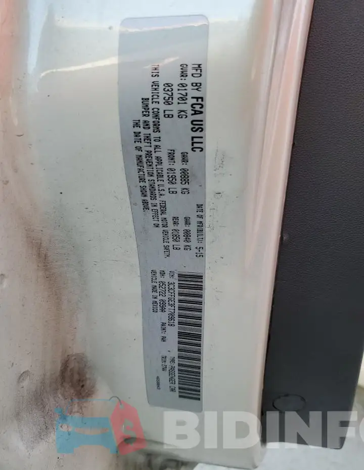 3C3CFFGE3FT709618 Photo# 12