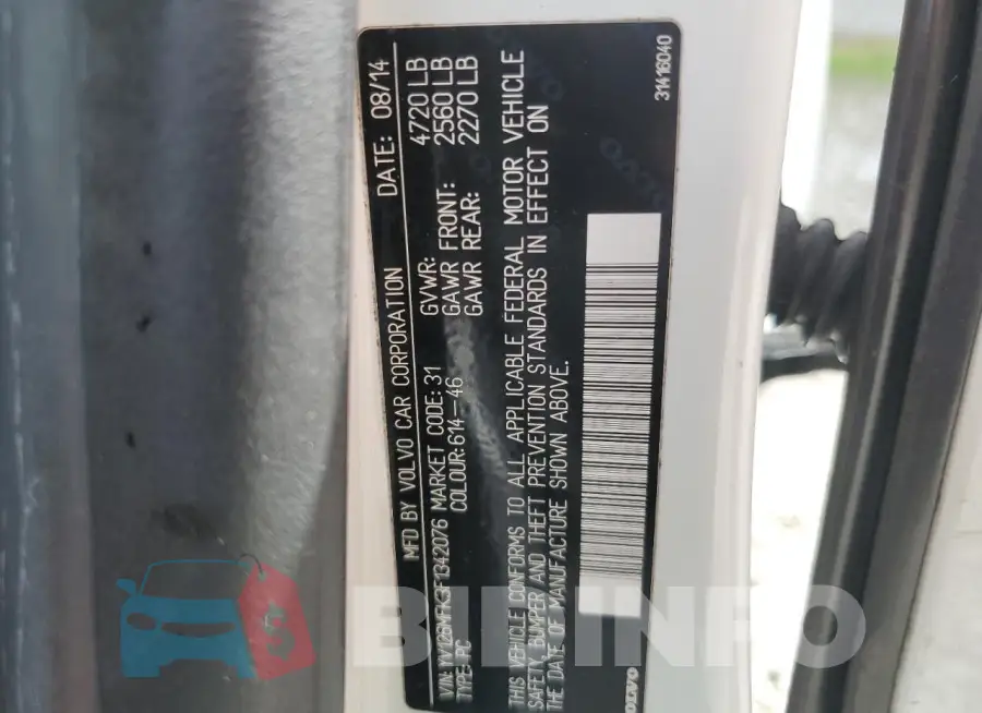 YV126MFK3F1342076 Photo# 12