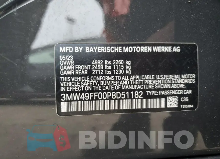 3MW49FF00P8D51182 Photo# 12