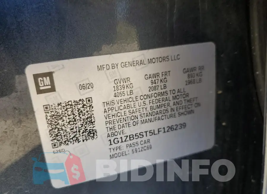 1G1ZB5ST5LF126239 Photo# 12