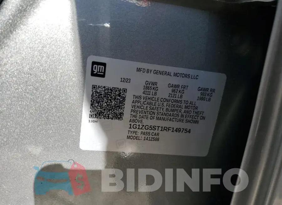 1G1ZG5ST1RF149754 Photo# 12