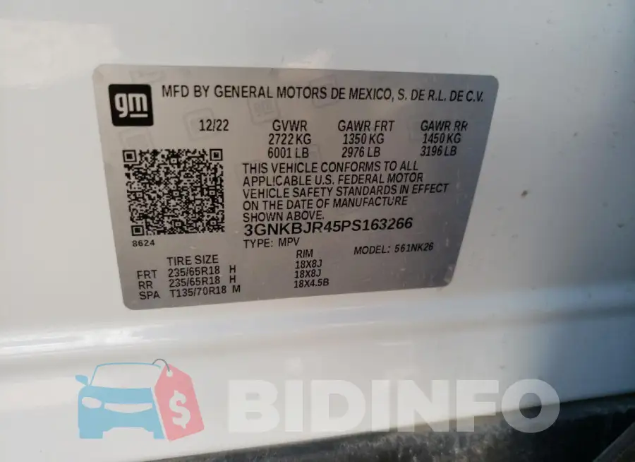 3GNKBJR45PS163266 Photo# 13