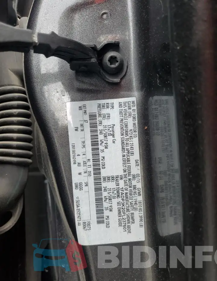 1FADP3K20FL237601 Photo# 12