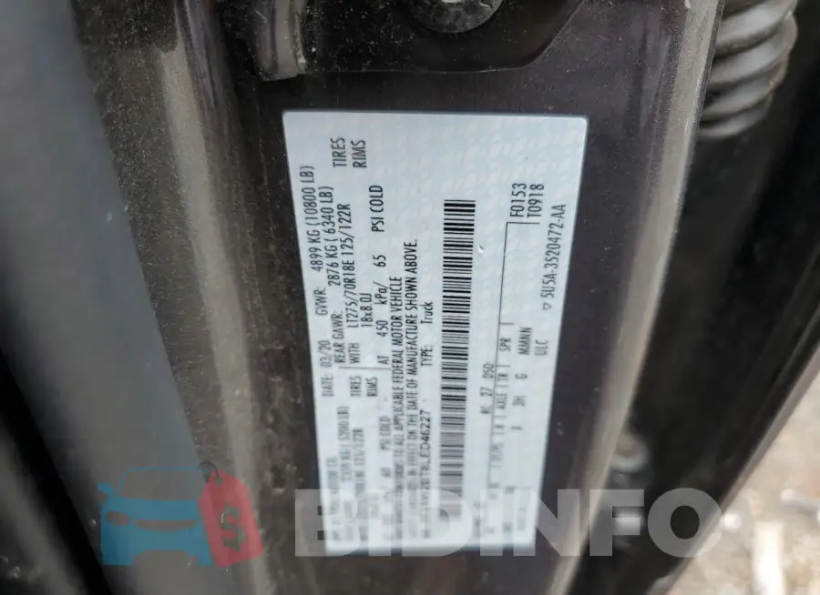 1FT8W2BT8LED46227 Photo# 12