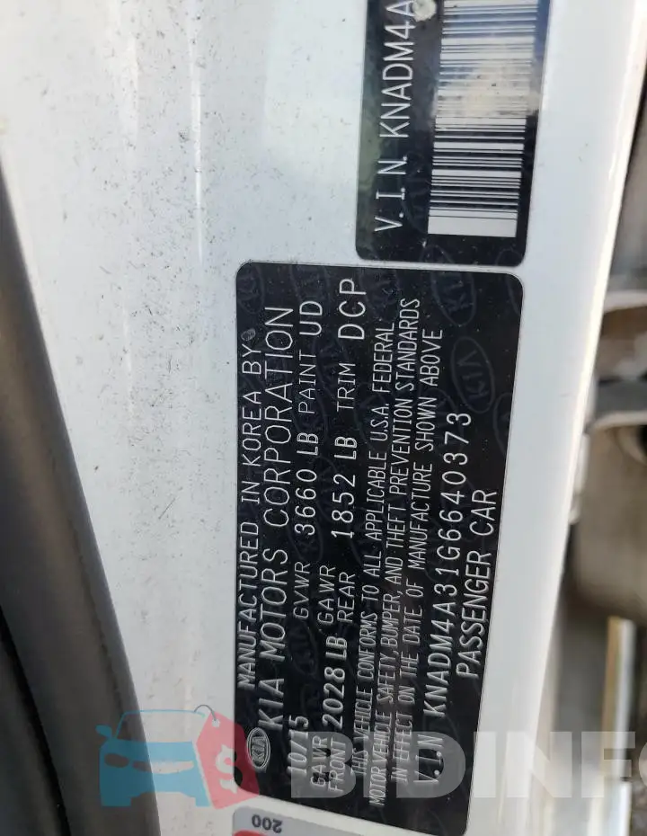 KNADM4A31G6640373 Photo# 12