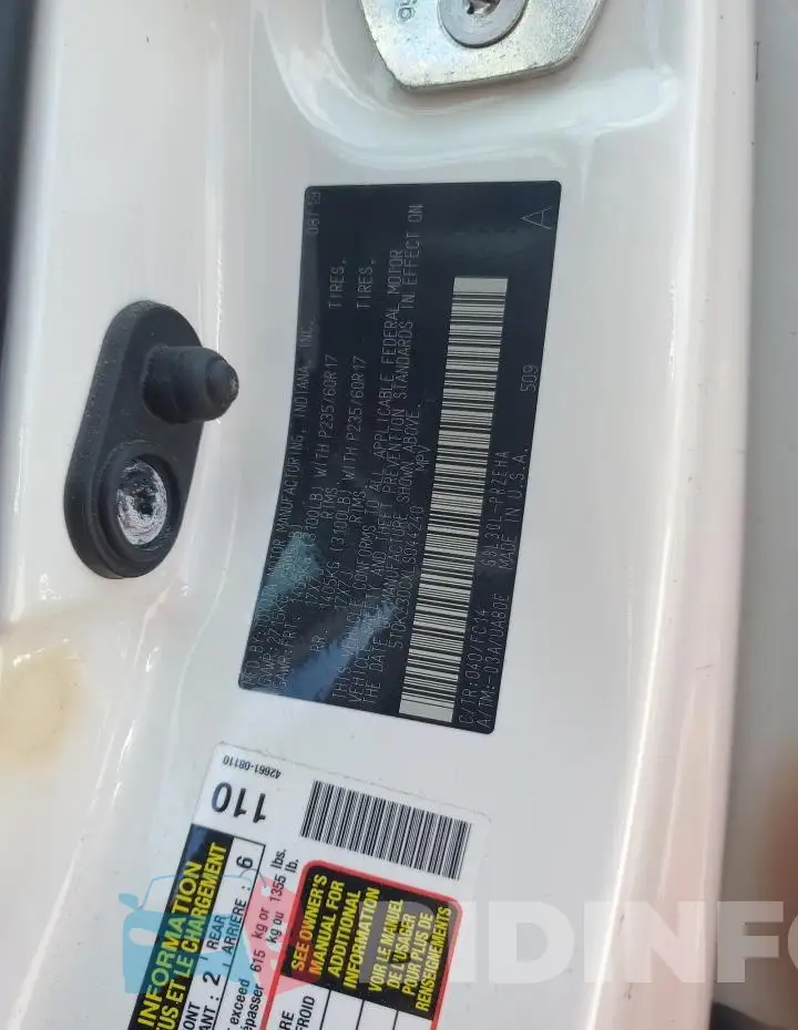 5TDKZ3DCXLS044240 Photo# 14