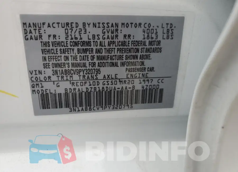 3N1AB8CV9PY320795 Photo# 12