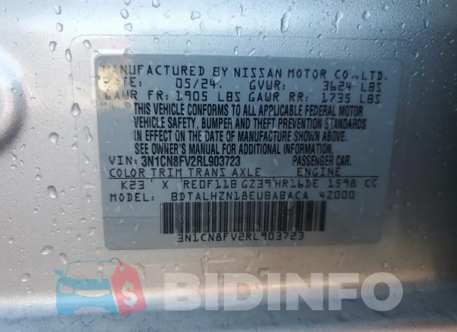 3N1CN8FV2RL903723 Photo# 13