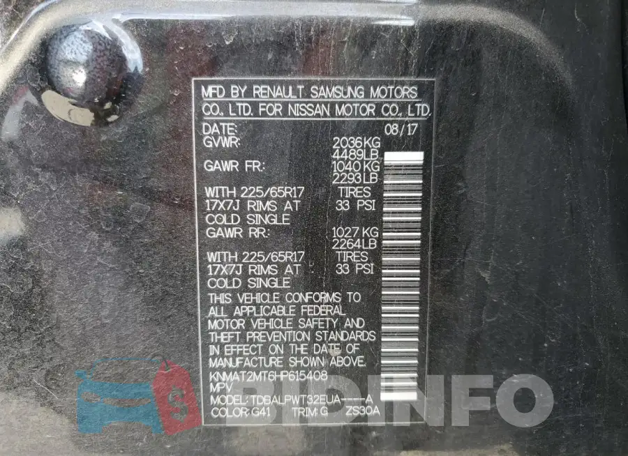 KNMAT2MT6HP615408 Photo# 12