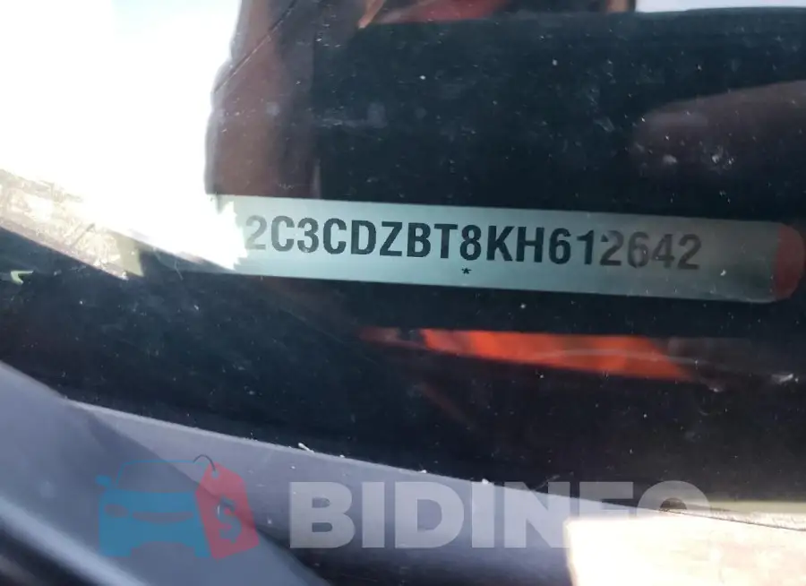 2C3CDZBT8KH612642 Photo# 12