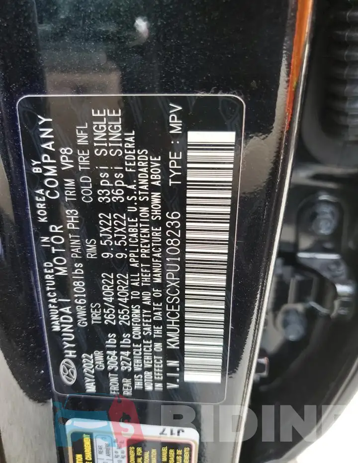 KMUHCESCXPU108236 Photo# 14