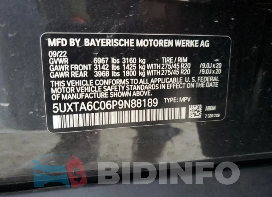 5UXTA6C06P9N88189 Photo# 13