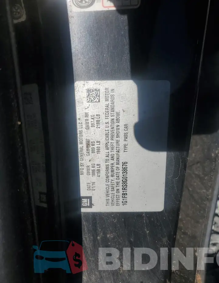 1G1FB1RS8G0138676 Photo# 12