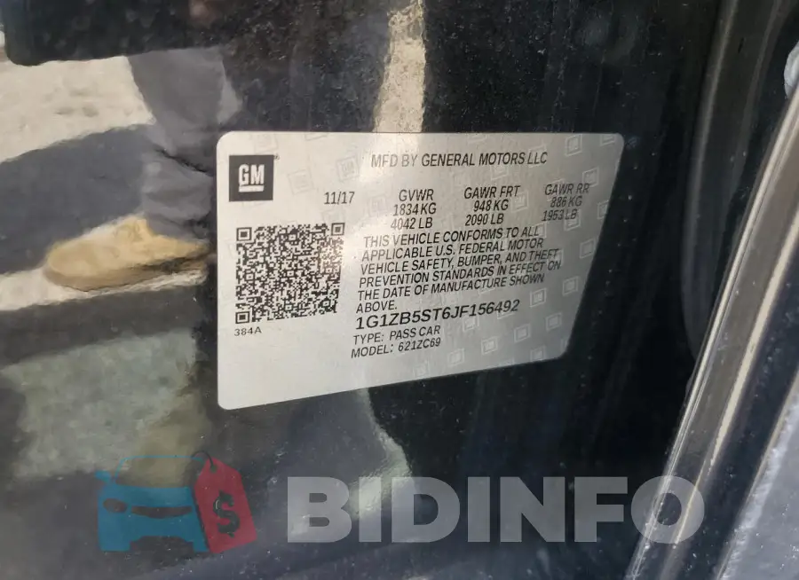 1G1ZB5ST6JF156492 Photo# 12