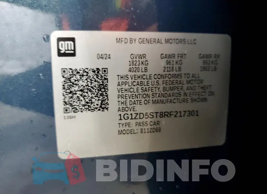 1G1ZD5ST8RF217301 Photo# 13
