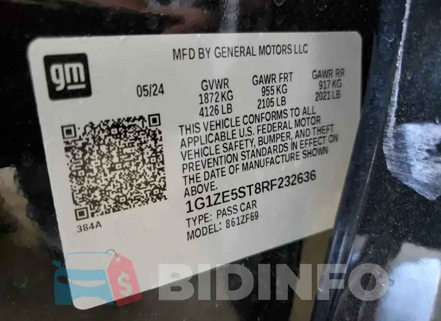 1G1ZE5ST8RF232636 Photo# 13