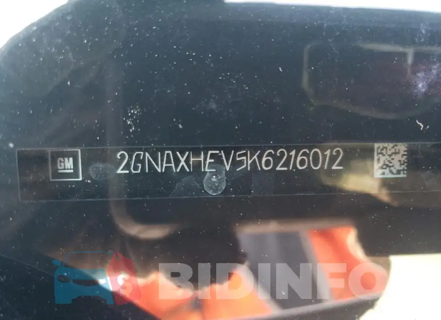 2GNAXHEV5K6216012 Photo# 12