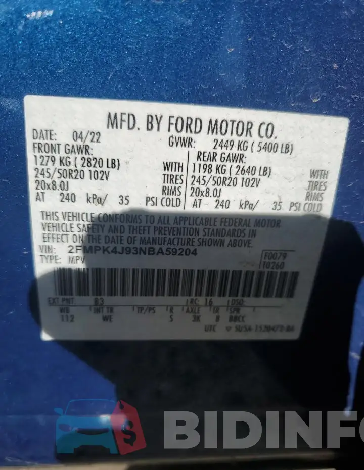 2FMPK4J93NBA59204 Photo# 13