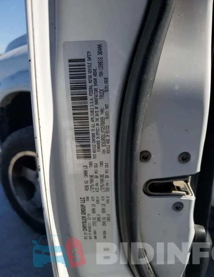 3C6UR5DL1FG576099 Photo# 12