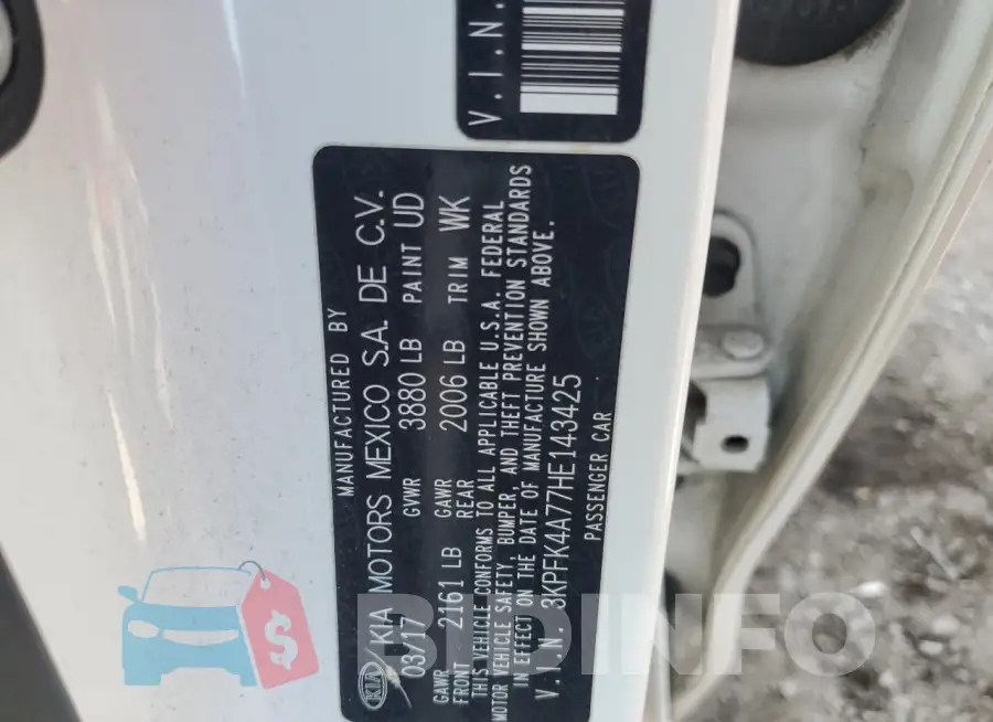 3KPFK4A77HE143425 Photo# 12
