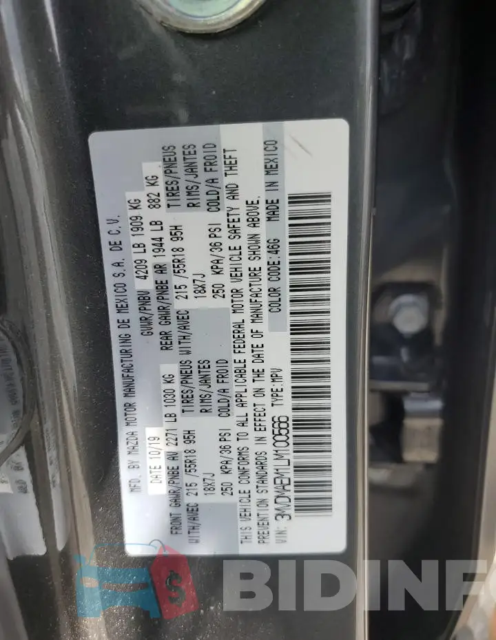 3MVDMAEM1LM100566 Photo# 13